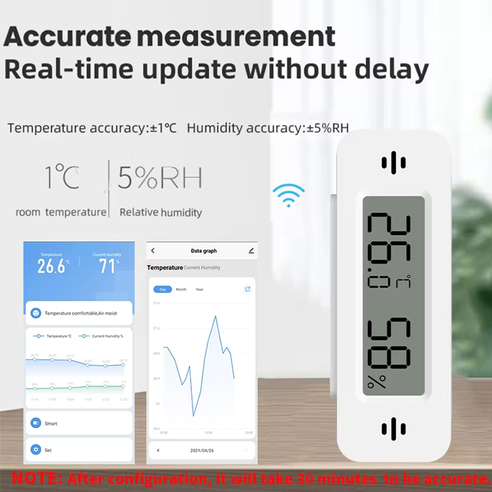 Tuya Zigbee WiFi Mini Temp & H - مراجعة Smart Home Tablet وسعره