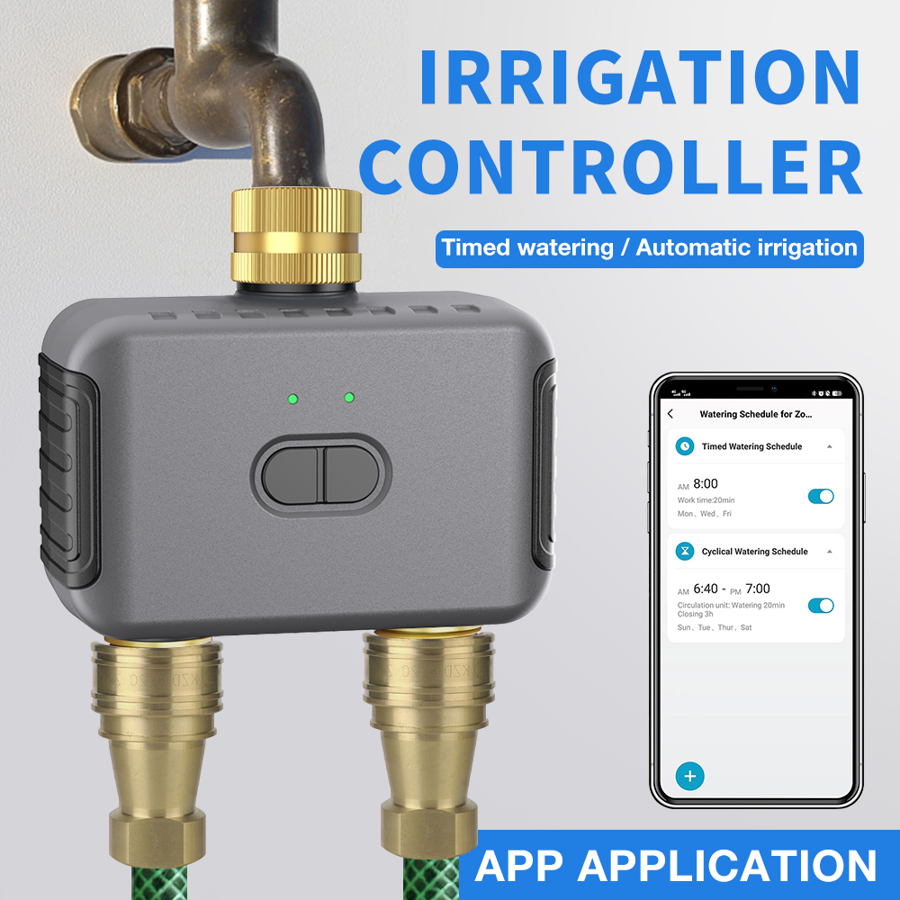 Tuya 2 Zone Watering Timer Gar - مراجعة Smart Home System وسعره