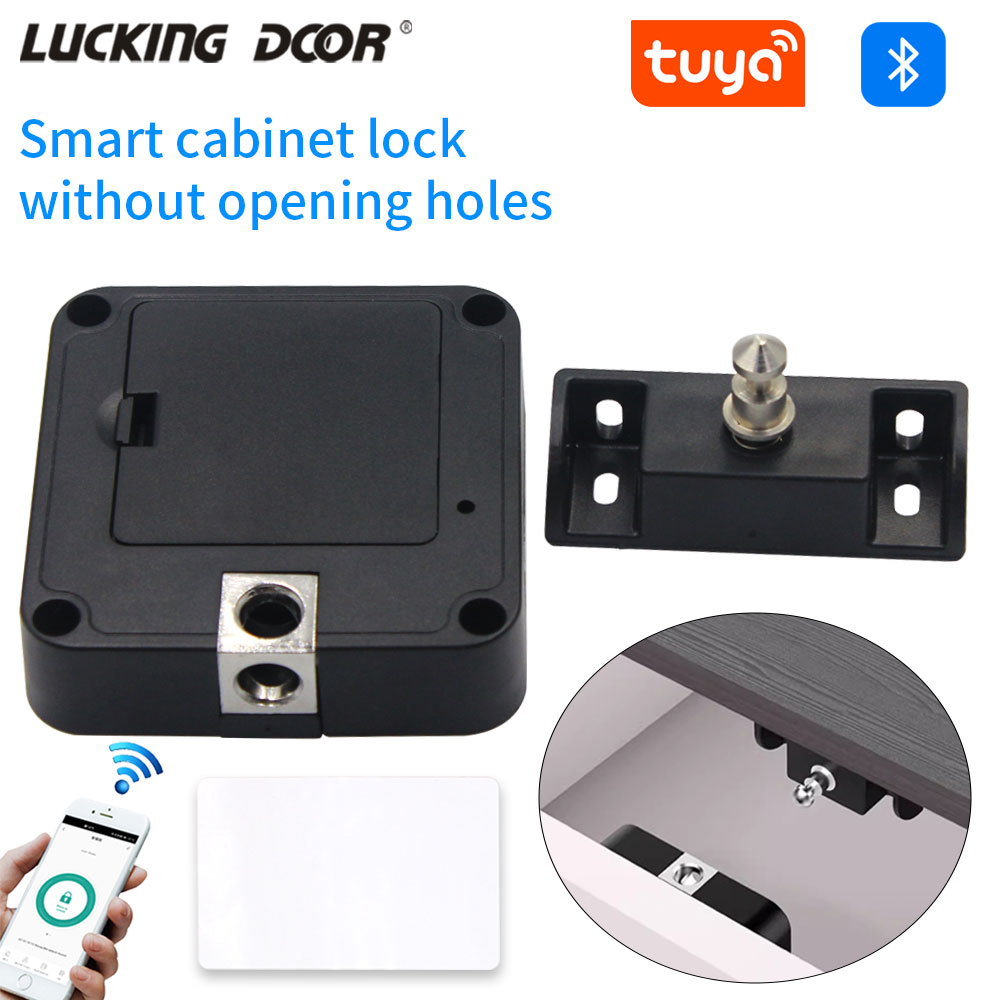 Tuya Hidden Cabinet Lock RFID  - مراجعة Smart Home Lock وسعره