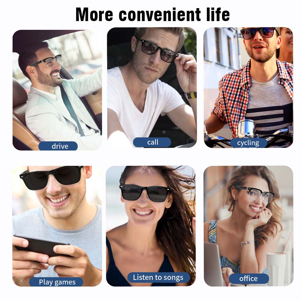 SENBONO E13 Smart Glasses:Blue - مراجعة Smart Home Speaker وسعره