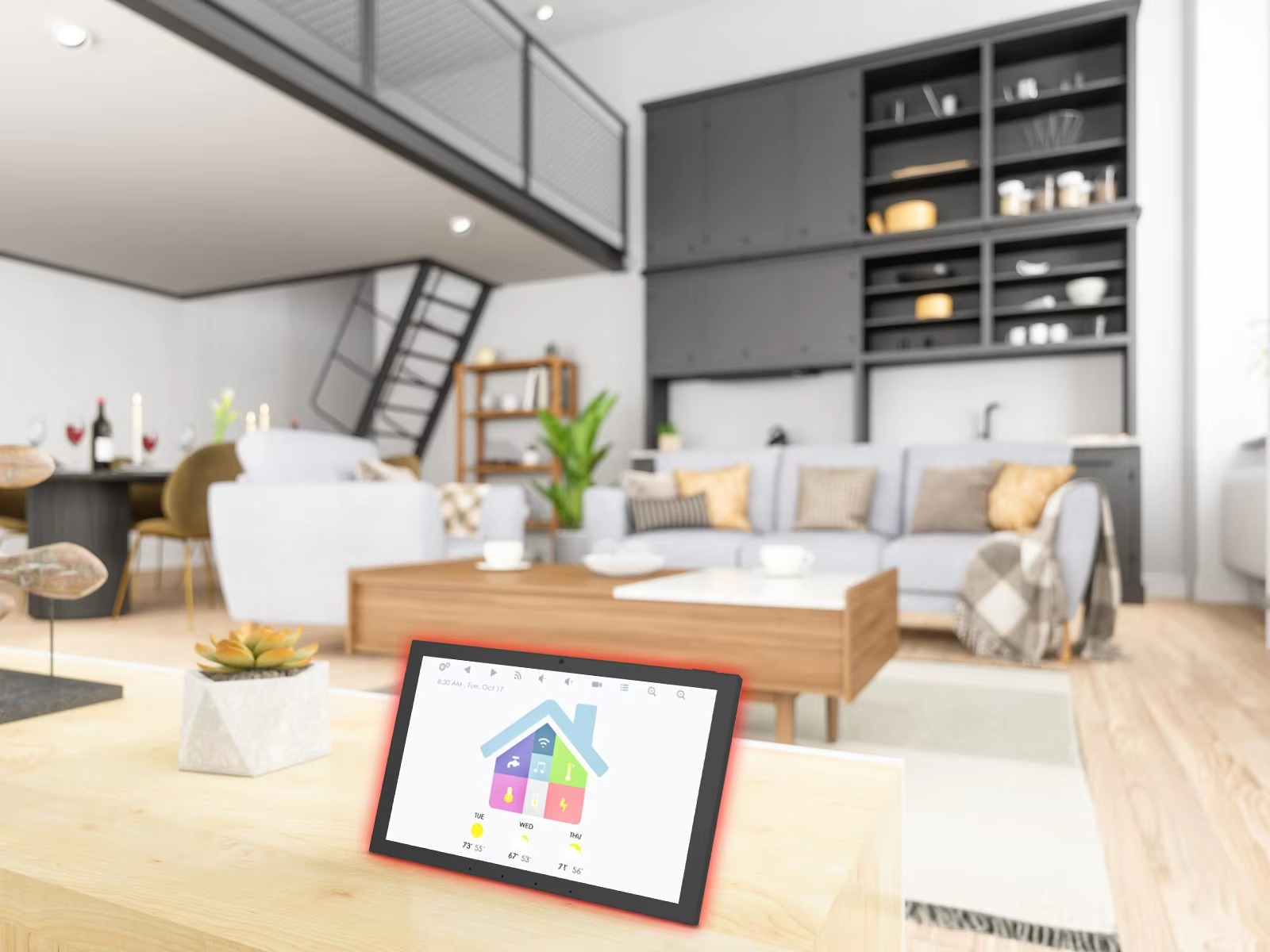 10.1 15.6 Inch Manual Android  - مراجعة Smart Home Automation وسعره